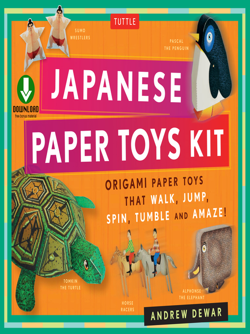 Title details for Japanese Paper Toys Kit by Andrew Dewar - Available